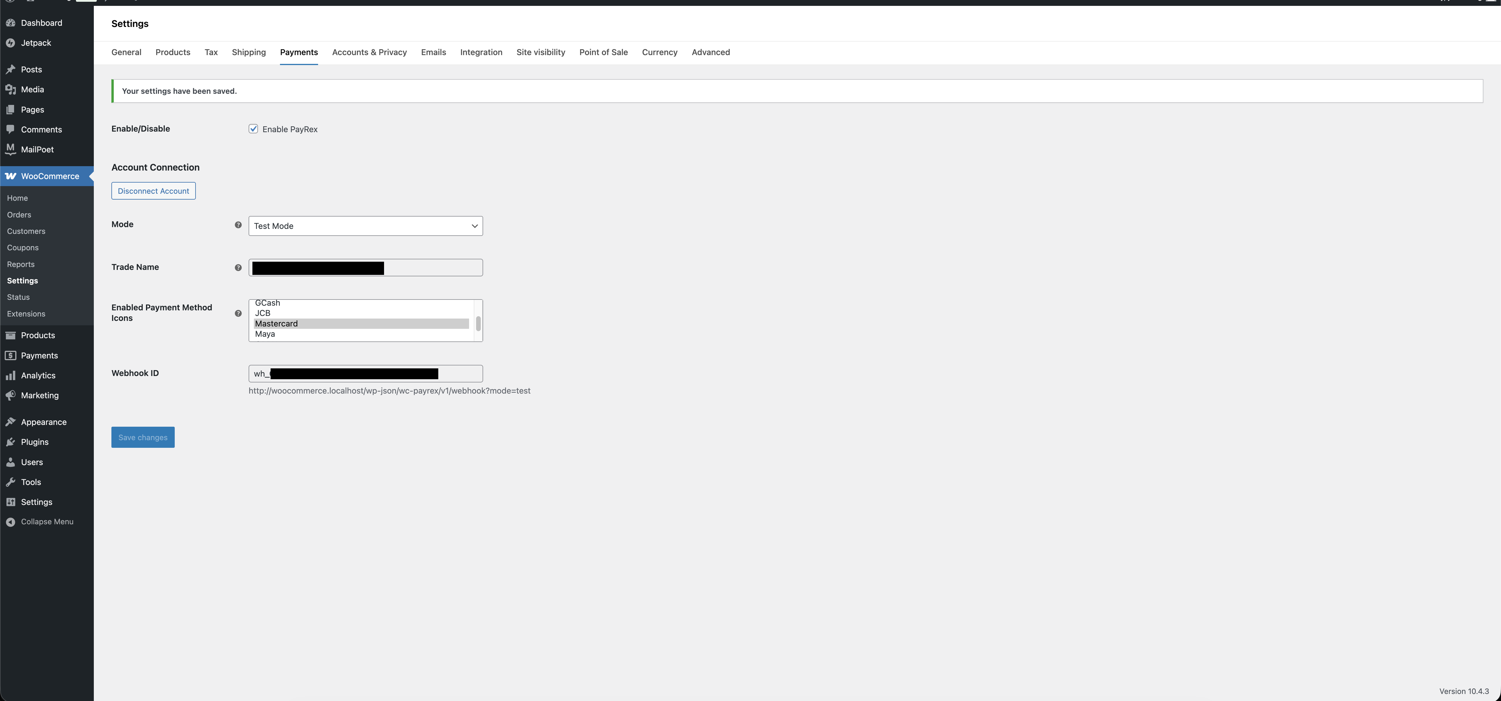 PayRex Redirect WooCommerce