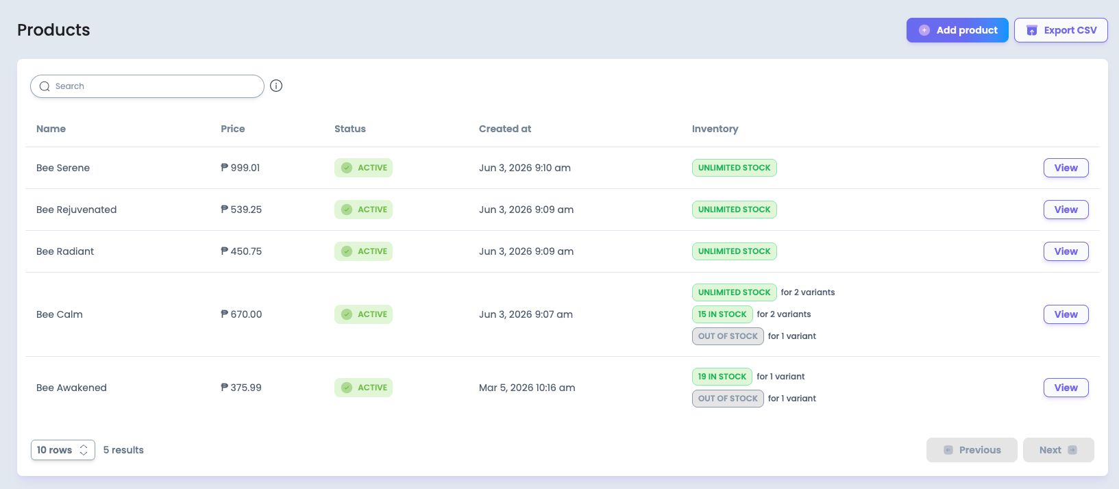 Building your product catalog